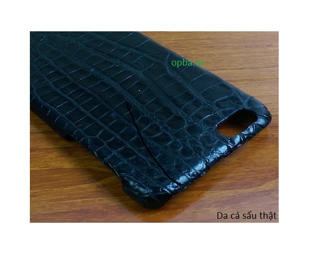 Ốp lưng cho iphone 6/6s da cá sấu thật