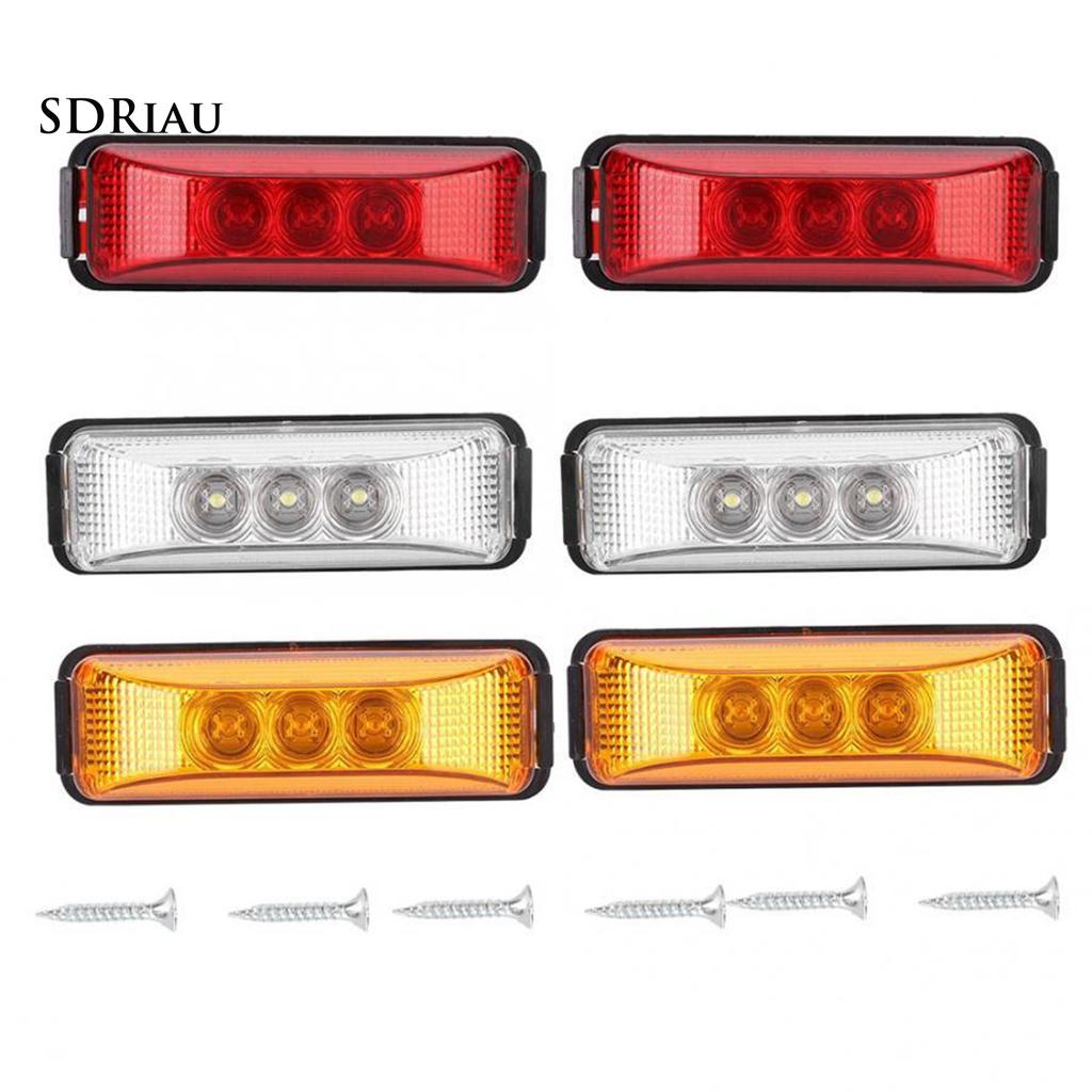 STURDY Đèn 3 Bóng Led 3 Màu Gắn Hông Xe Tải