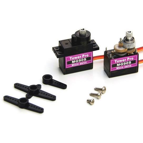 Động Cơ RC Servo MG90S 360° - Nhông Full Kim Loại # linh kiện điện tử