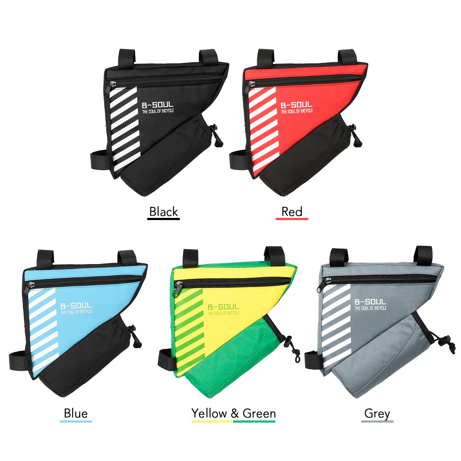 Túi tam giác treo khung xe đạp MTB với thiết kế chứa bình nước,bằng vải polyester bền bỉ, chống mài mòn và nhẹ