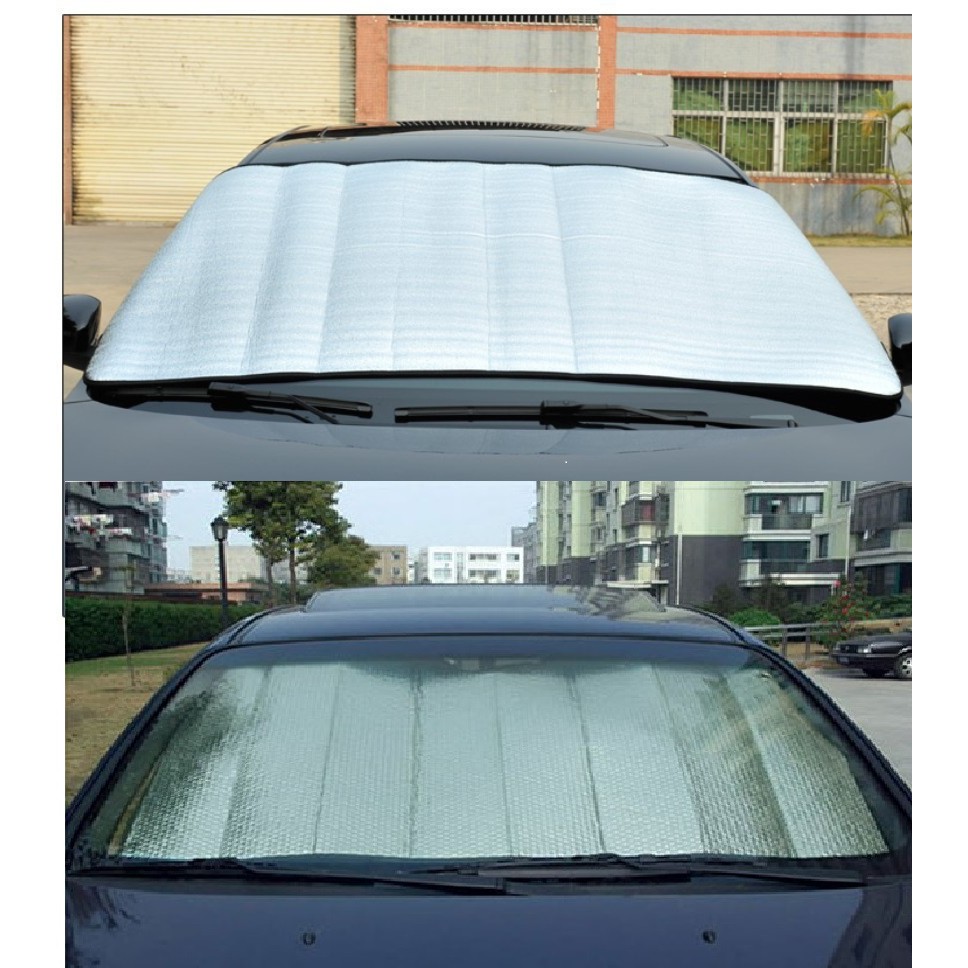Tấm che nắng kính xe gấp gọn che trong và che ngoài xe