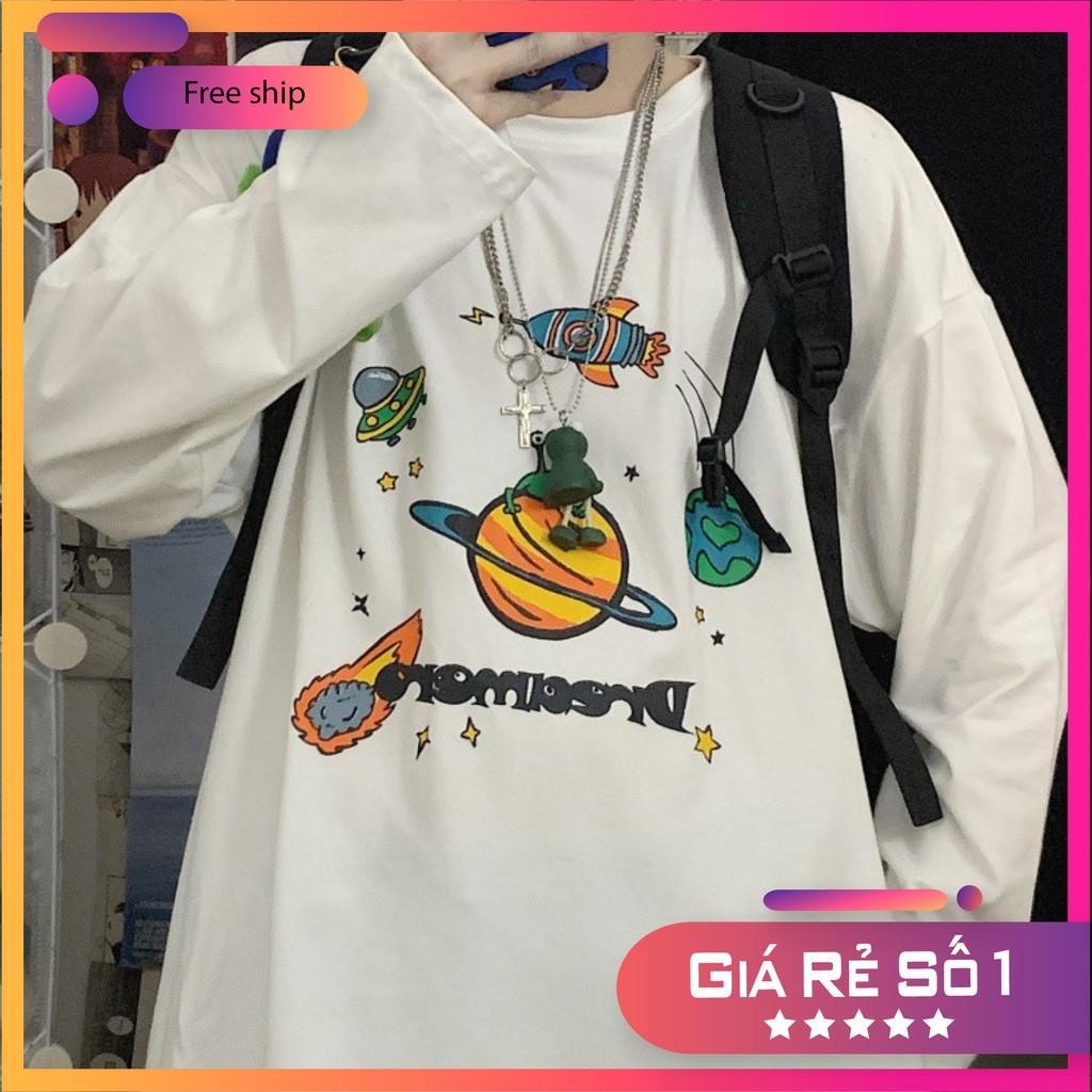 Áo thun tay dài form rộng Yinxx, áo sweater Unisex SW02