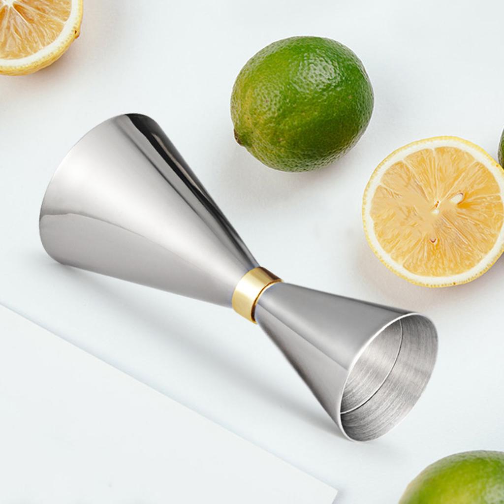 Double Cocktail Jigger Thép Không Gỉ Bar J Kích Thước