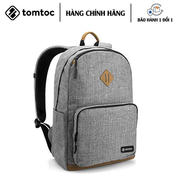 [HÀNG CHÍNH HÃNG] BALO TOMTOC (USA) LIGHTWEIGHT MULTI-PURPOSE LAPTOP 13″14″15″16″ GRAY chất liệu mềm chống trầy xước