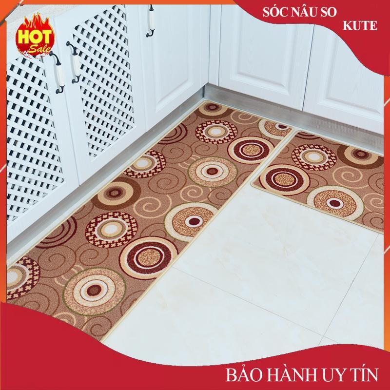 ️  Thảm nhà bếp cao cấp, Combo 2 thảm bếp kích thước 120*40 và 60*40