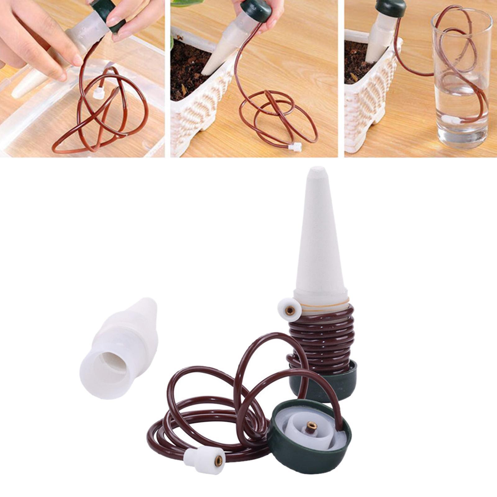 2x Plant Watering Stakes Automatic Drip Irrigation Garden Indoor Tool