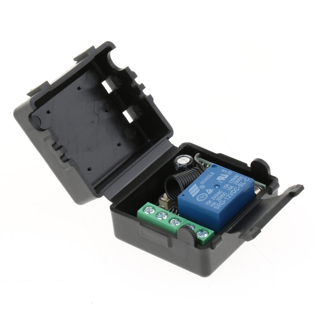 1 Channel RF Smart Relay Switch, 4 Receivers + 1 Transmitter, DC 12V, 433mHz