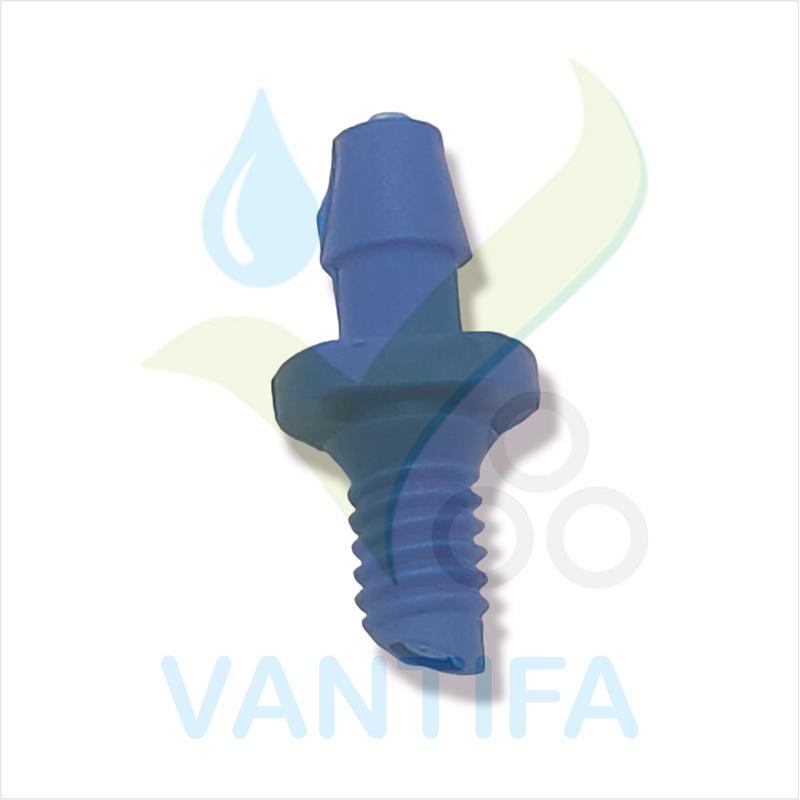 Khởi thủy 1 đầu ren 1 đầu gài nối ống PVC xám với ống LDPE 5x7 ,5x8,6x8