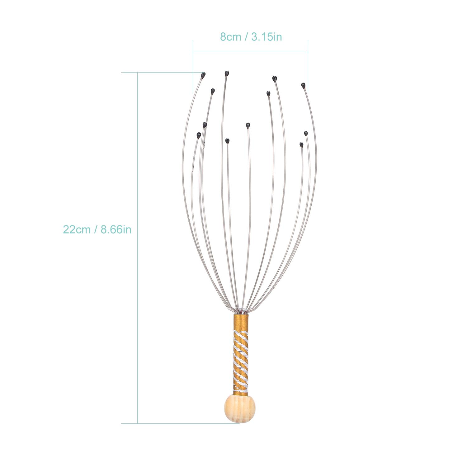 3 dụng cụ gãi, mát xa thư giãn da đầu