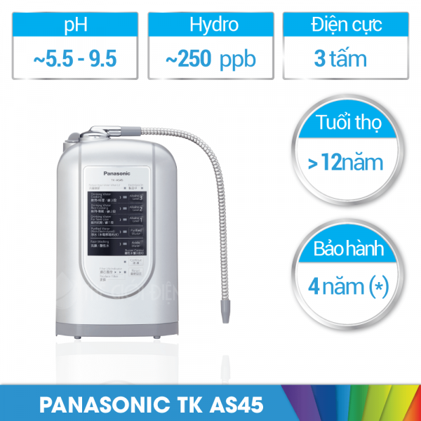 Máy lọc nước ion kiềm Panasonic TK-AS45 Nhật Bản - Hàng chính hãng