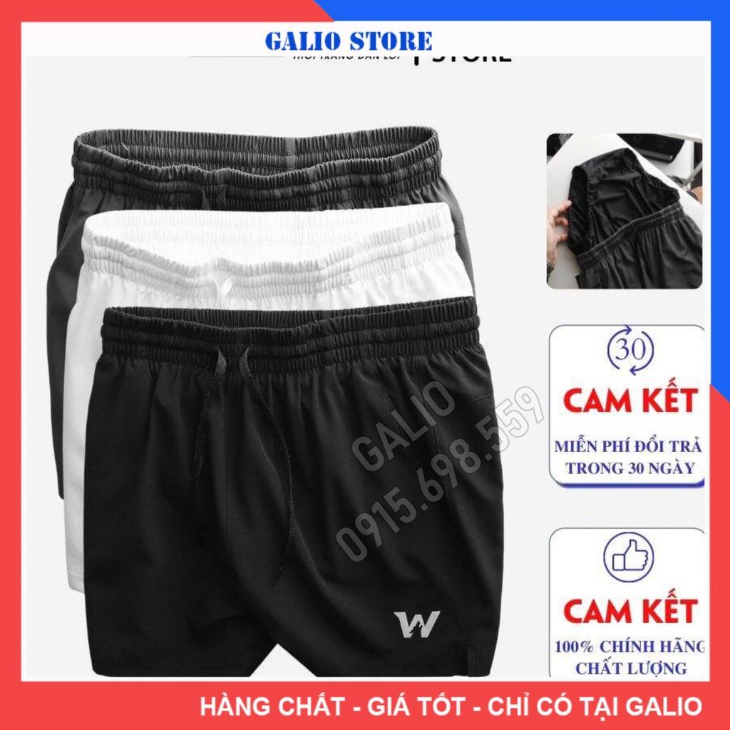 Quần Đùi Nam Thể Thao mặc nhà quần short thể thao nam vải gió mềm mịn thoải mái - GALIO