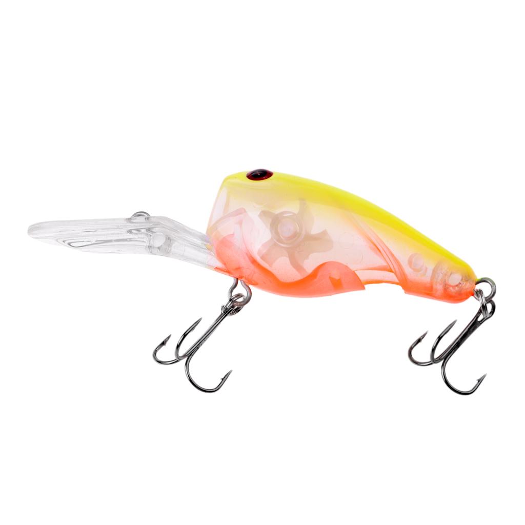 Fishing Lures Hard Bait Vivid Crankbait with Treble Hook 9cm/11.5g