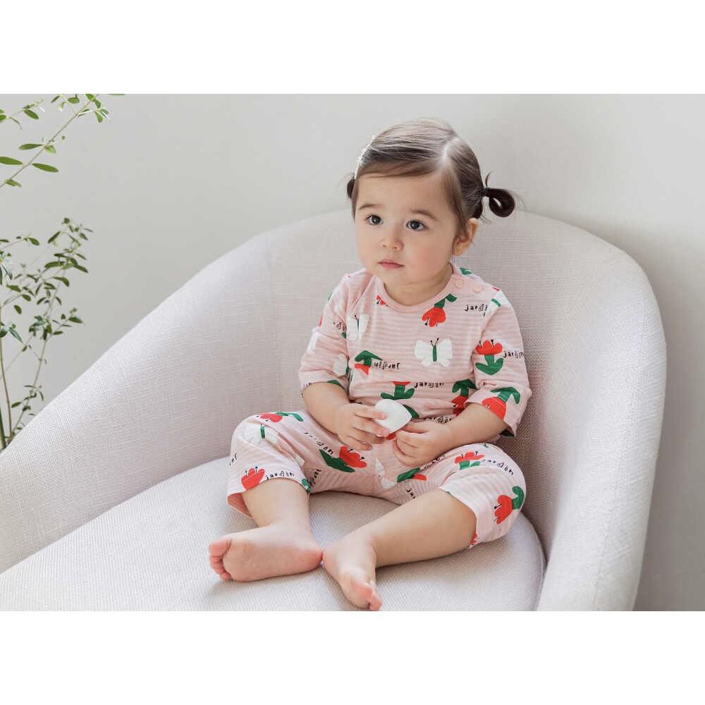 BỘ LỬNG CAO CẤP BÉ GÁI CỦA HÃNG CORDI-I NỘI ĐỊA HÀN, CHẤT COTTON GIẤY ORGANIC, CON BƯỚM