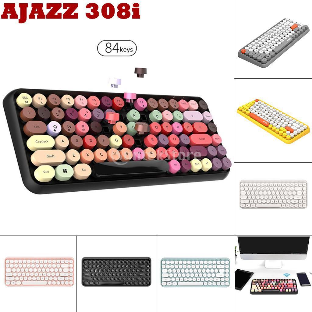 Bàn Phím Bluetooth Không Dây 84 Phím Ajazz 308i