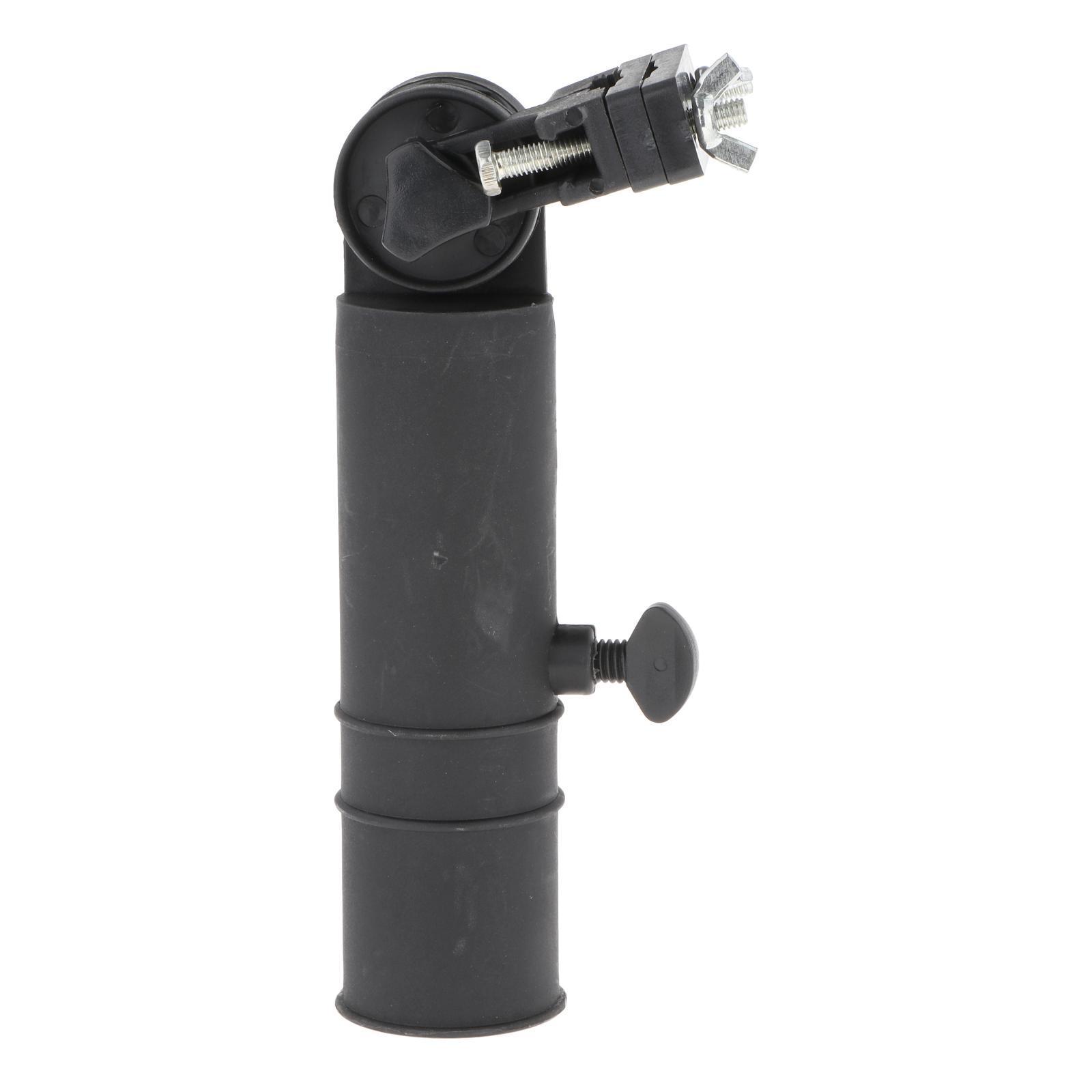 Golf Push Cart Umbrella Holder Golf Trolley Umbrella Stand Umbrella Base Attachment Support Adjustable for Pushchair Beach Chair Fishing