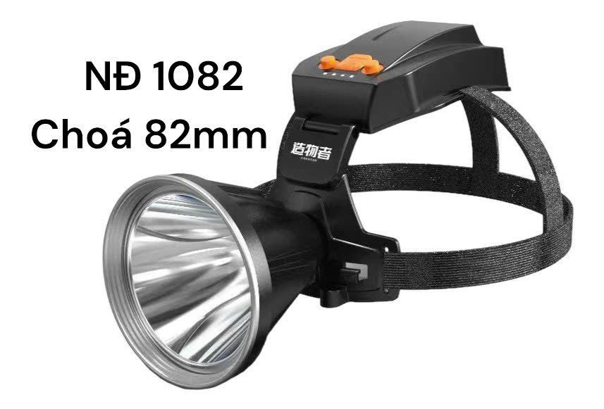 Đèn đội đầu 1082 gom siêu xa, siêu sáng pin trâu