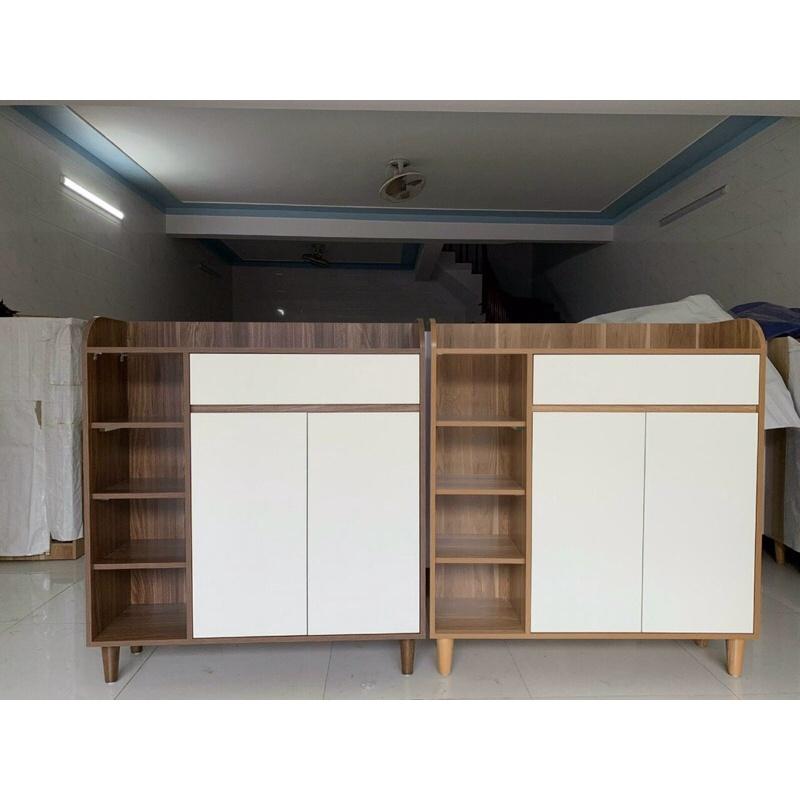 tủ giày gỗ mdf 3 cánh sang trọng