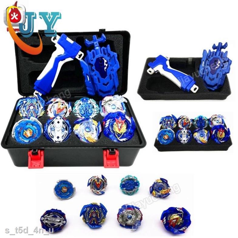 Bộ công cụ giải trí cù vô cực Beyblade kim khí 4D kèm bệ phóng ngộ nghĩnh