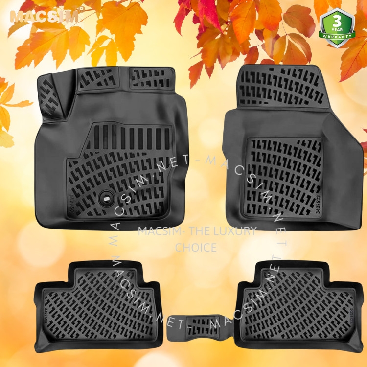 Thảm lót sàn ô tô nhựa TPU Silicon Land Rover Freelander II (L359) 2006-2014 Nhãn hiệu Macsim