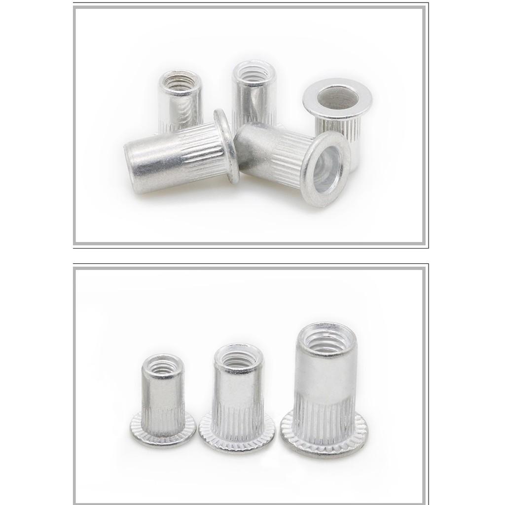 Combo 100c Ốc tán rút nhôm M6