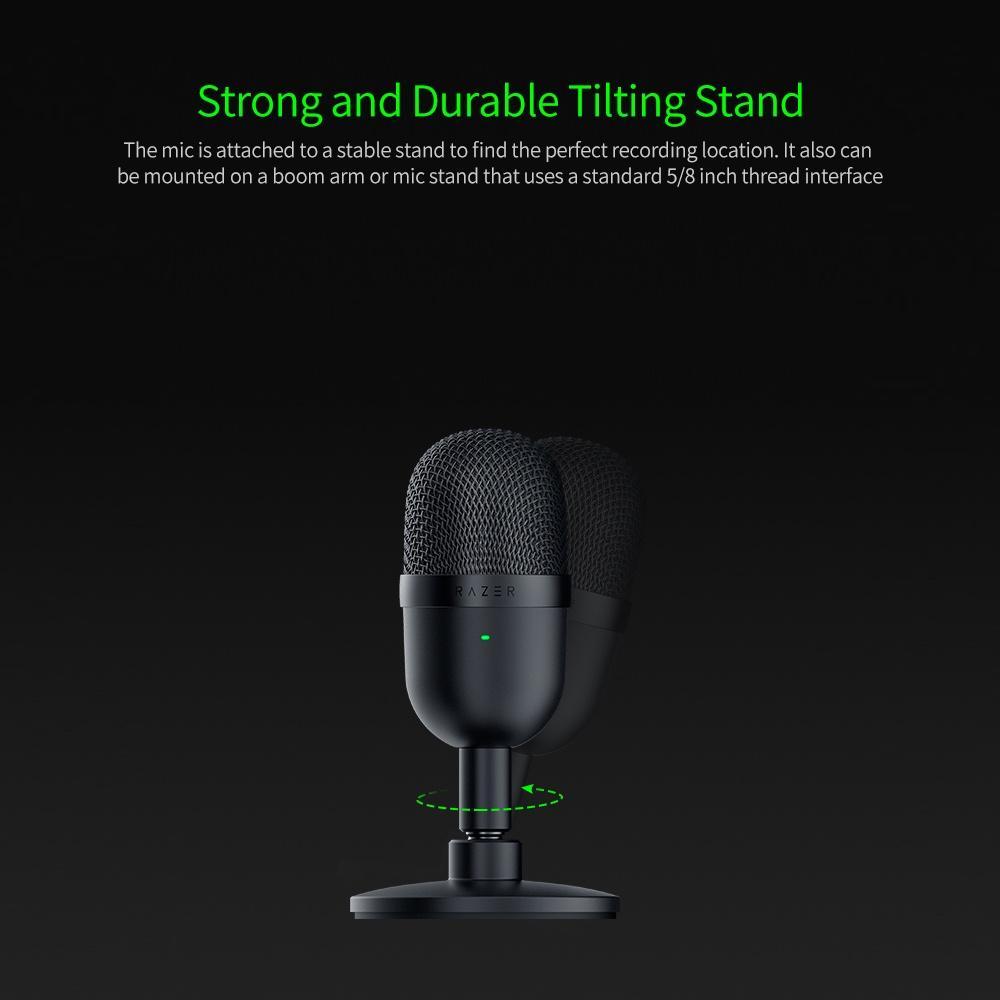 Micro Razer Seiren Mini Cổng USB Micrô Mini Microphone Hỗ Trợ Thu Âm/Live