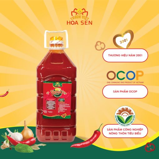 Thùng 4 Bình Tương Cà Bình Pet 4,8Kg – Tương Việt Hoa Sen