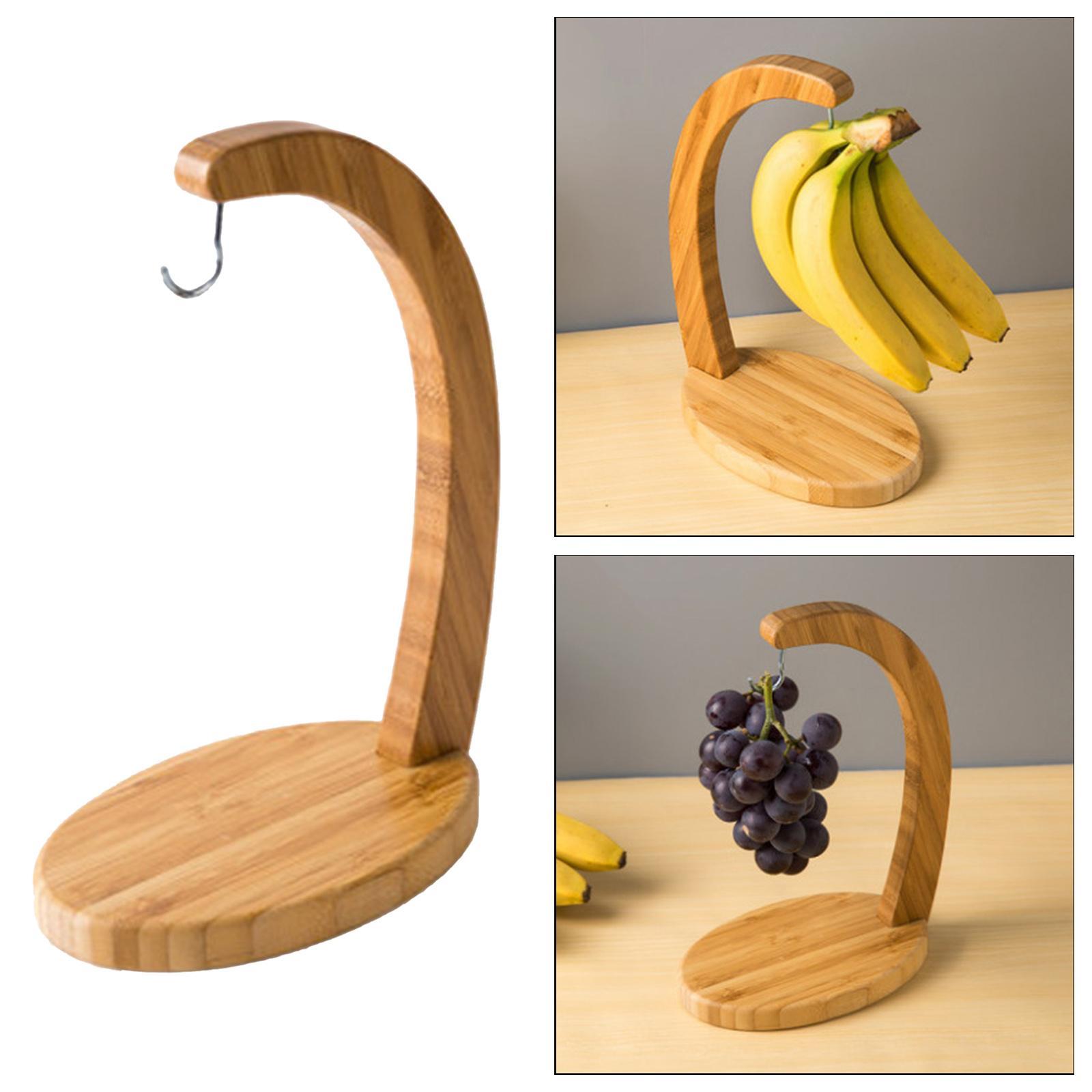NATURAL BAMBOO HOOK HANGER HOLDER STORAGE KITCHEN