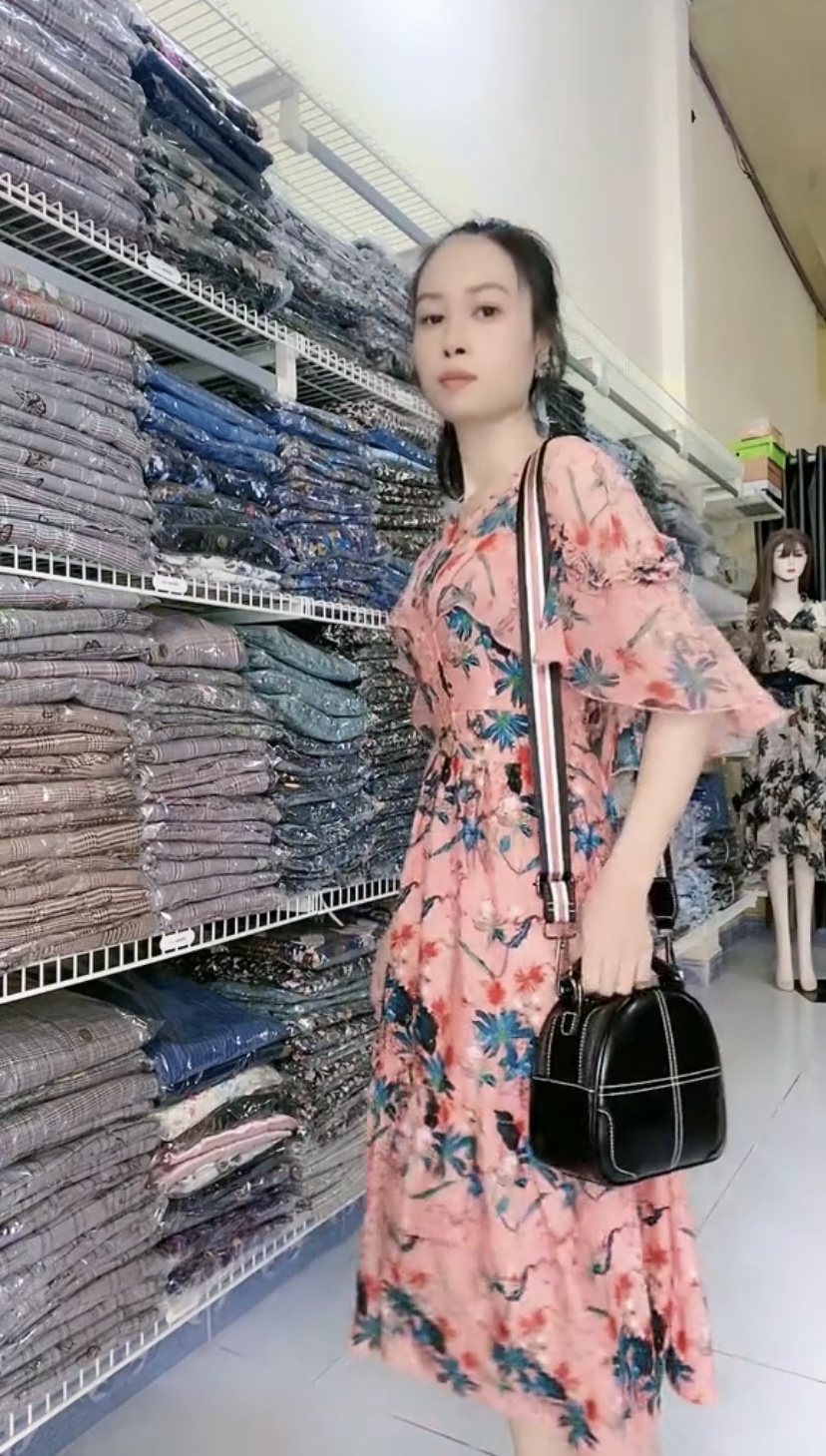 Đầm maxi hoa nhí nhã nhặn bắt mắt Myqlothing