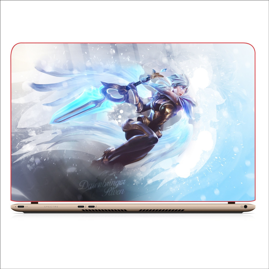 Miếng Dán Skin In Decal Dành Cho Laptop -  Riven LMHT 2