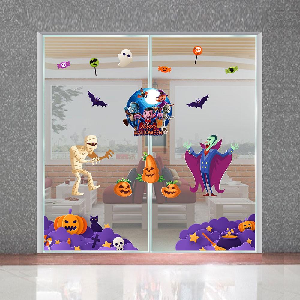 DECAL TRANG TRÍ HALLOWEEN COMBO SỐ 20