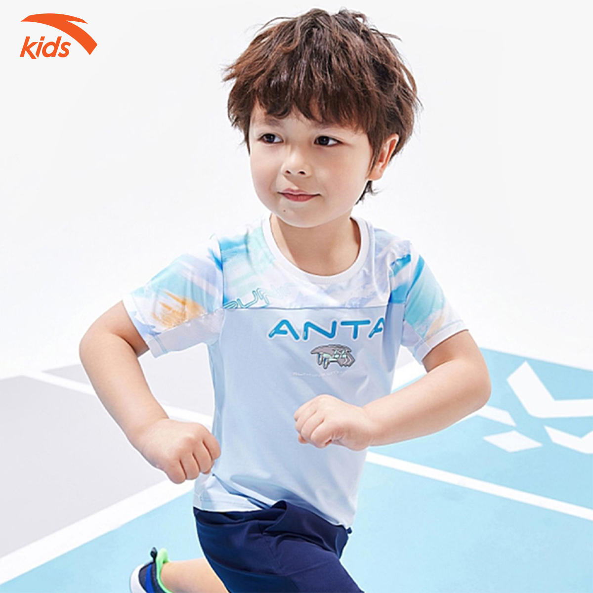 Áo phông thể thao bé trai Anta Kids W352329117
