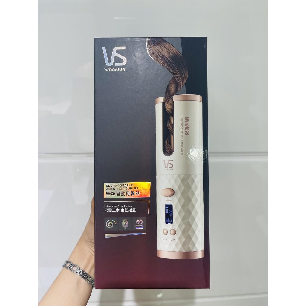 Máy uốn tóc tự động không dây VS Sassoon phủ Ceramic màu trắng