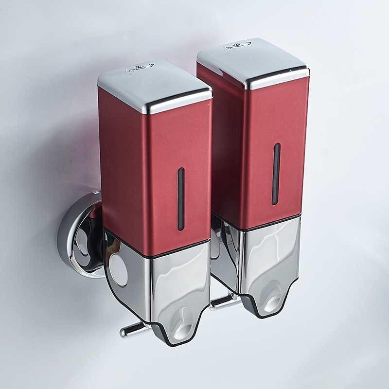 Hộp đôi đỏ vuông đựng xà bông Smart