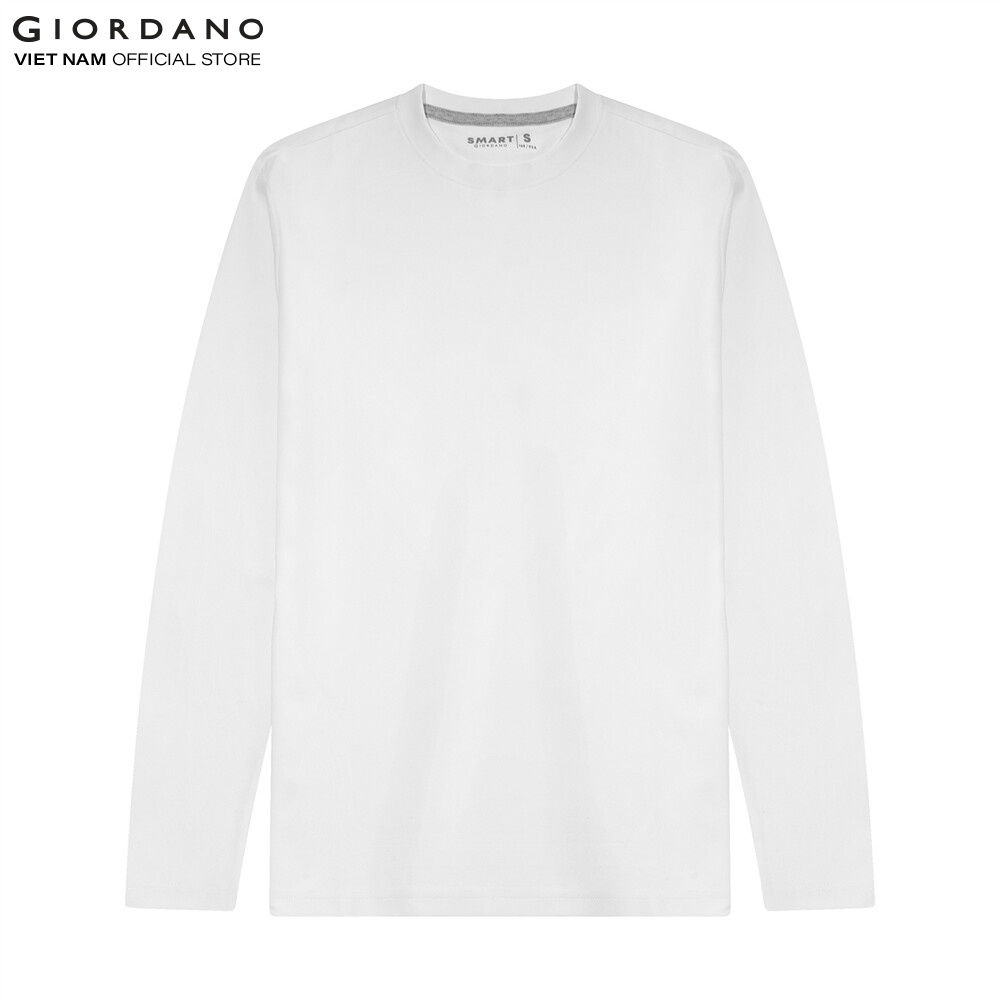 Áo Thun Dài Tay Nam Long-sleeve Tee Giordano 01021701