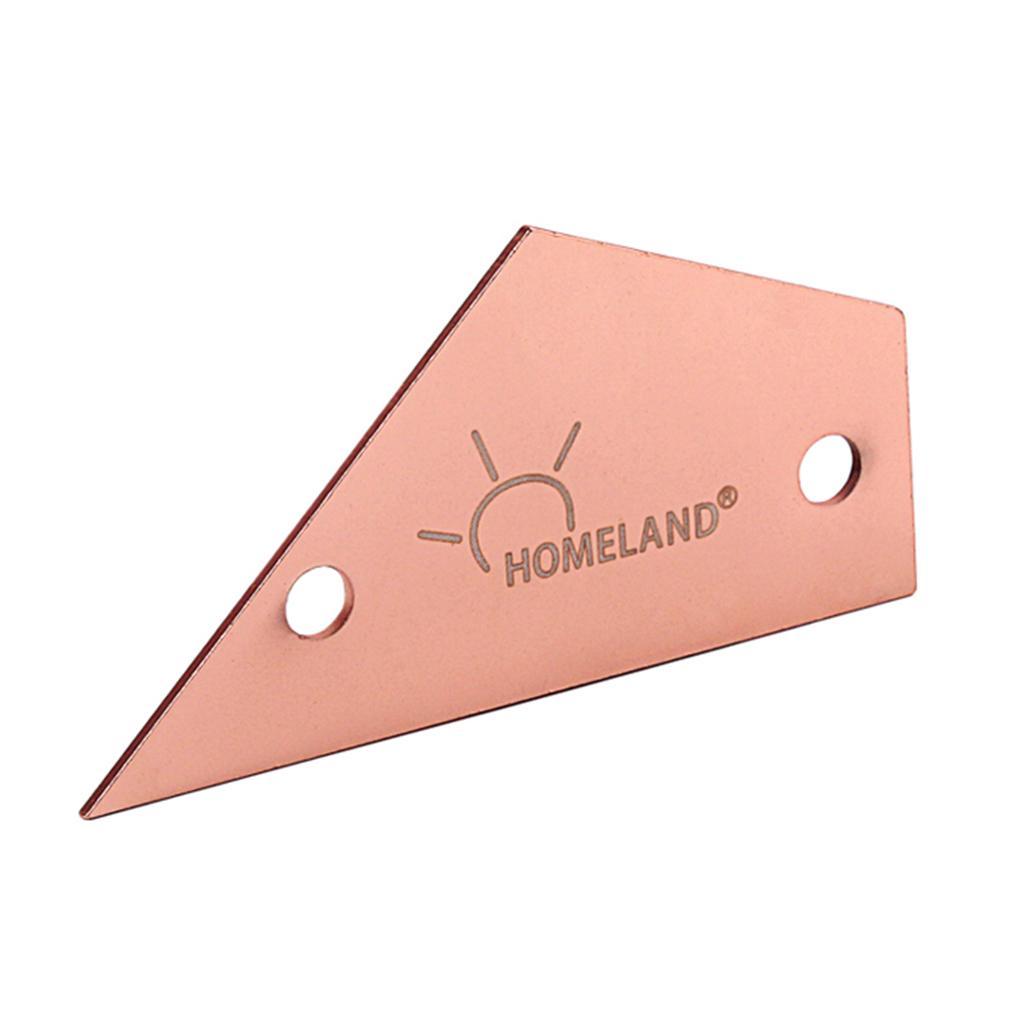 Fret Rocker Metal Fret  Guitar Luthier Tool  Supplies Rose Gold