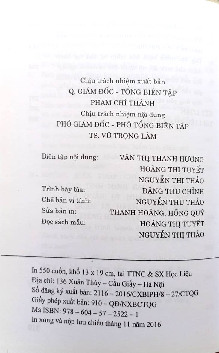 Vấn đề minh bạch hóa hoạt động quản lý hành chính Nhà nước ở Việt Nam hiện nay