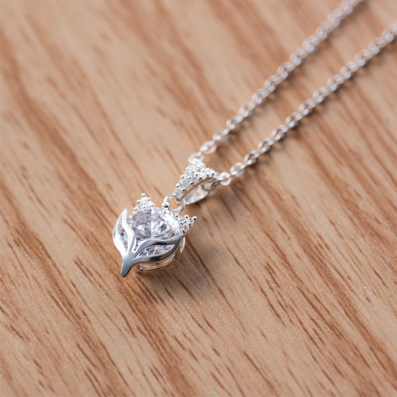 Dây chuyền bạc 925 mặt hồ ly TNC JEWELLERY may mắn cho nữ