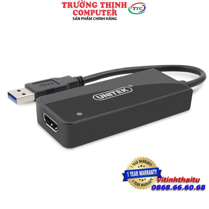 Cáp chuyển đổi USB 3.0 to HDMI Full HD 1080P Unitek Y-3702 - HÀNG CHÍNH HÃNG