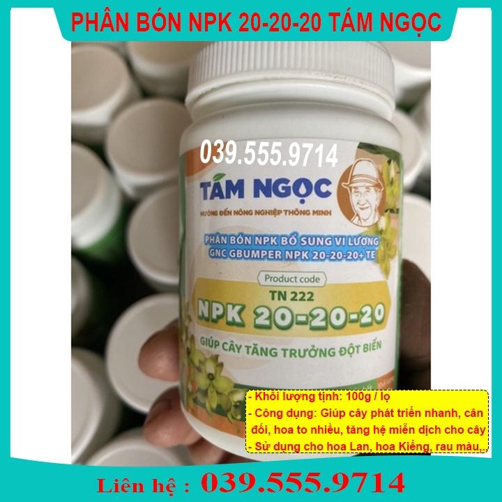 Phân Bón Tám Ngọc 20-20-20 giúp cây tăng trưởng đột biến