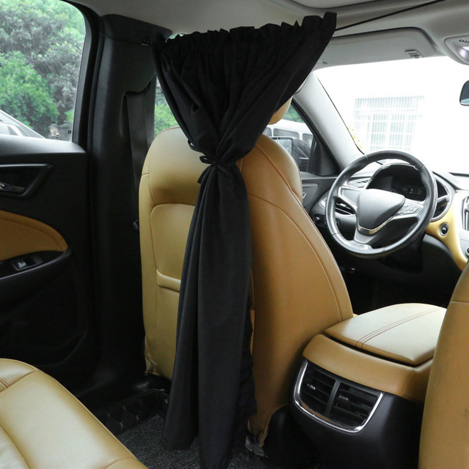 Car Divider Curtain Portable Polyester Lightweight Cover Passenger Protection Shade Sleeping Curtain for Camping SUV Trucks