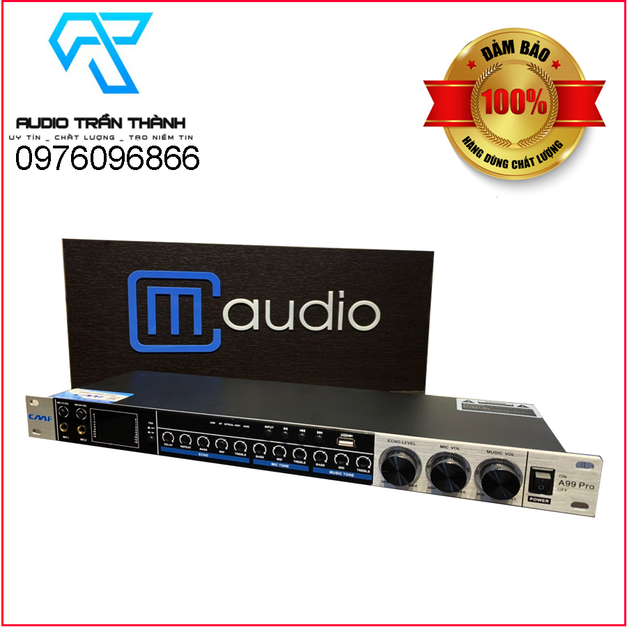 Vang cơ CMAUDIO Model A99pro hàng chính hãng nhập khẩu 2023,có điều khiển,tặng kèm jax canon