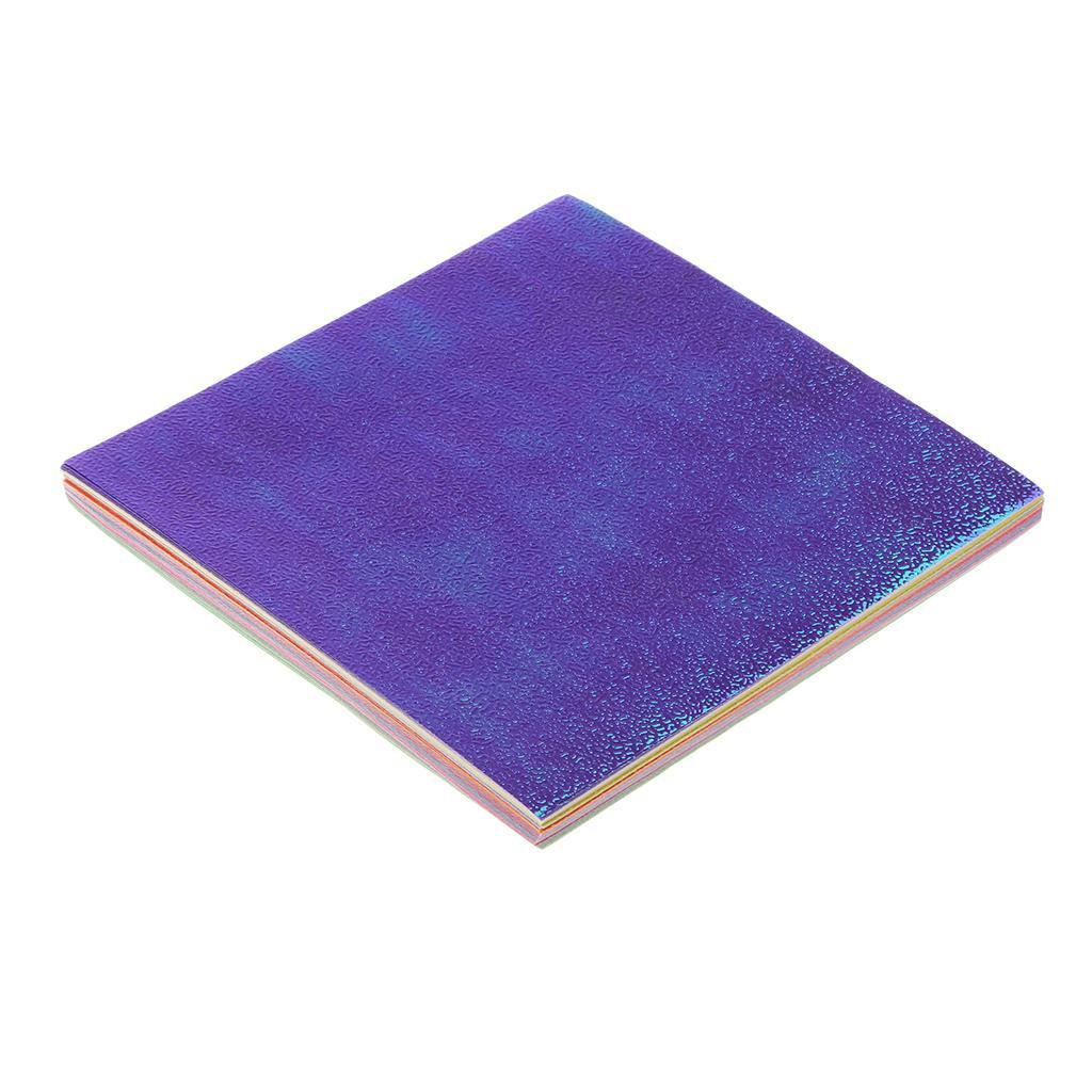 100Pcs Scrapbooking Pearlescent Paper Cardstock DIY Handmade Cards Crafts