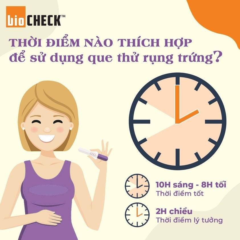 - HỘP QUE RỤNG TRỨNG LH OVULATION RAPID TEST BIOCHECK - 7 QUE/HỘP - THƯƠNG HIỆU MỸ