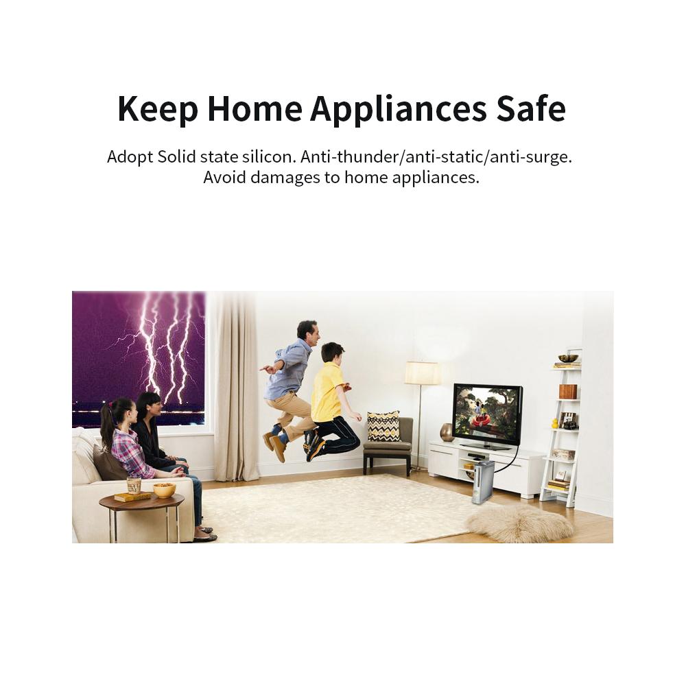 Chống sấm sét Chống tĩnh điện HD Surge Protector Mini Portable Protector 4K 3D cho ESD