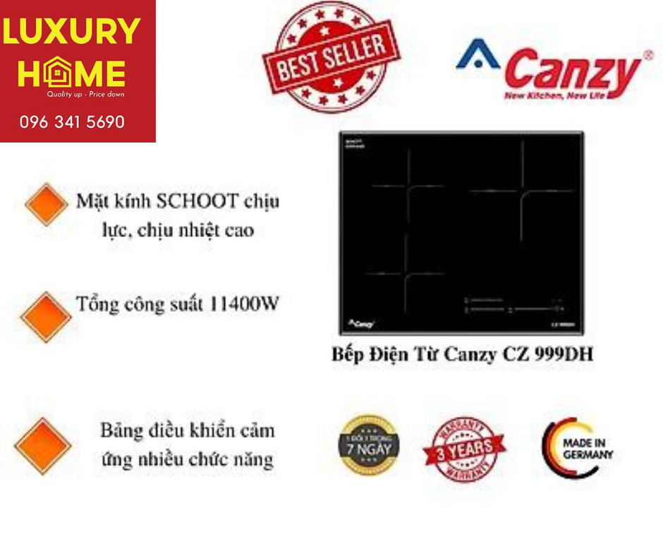 Bếp Điện Từ Canzy CZ 999DH - Hàng Hàng Chính Hãng