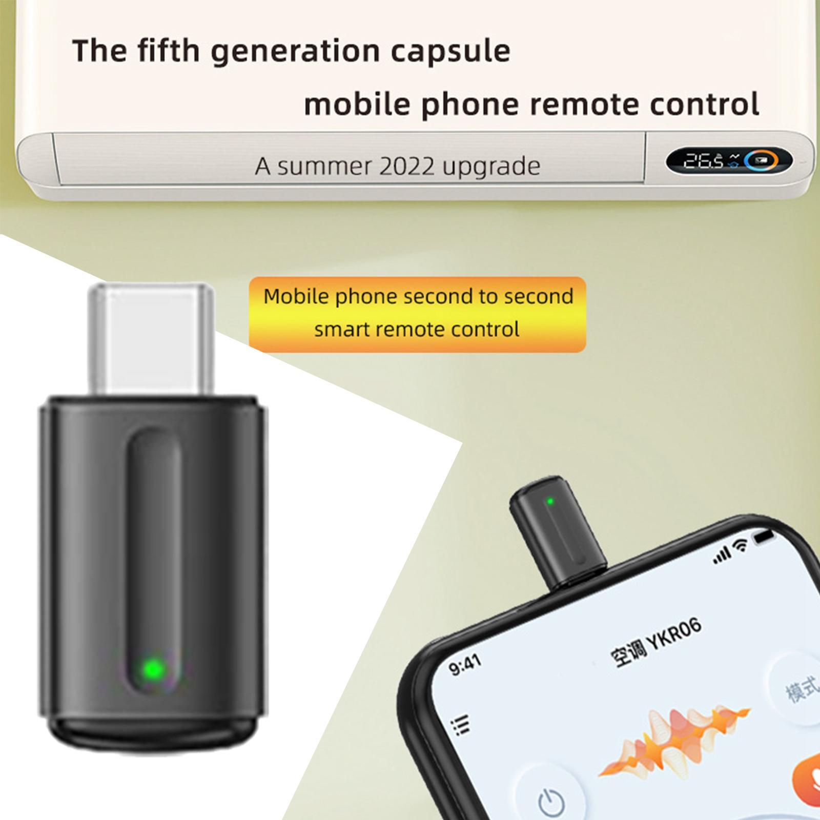 Smart IR Remote Control, Type C IR Infrared Remote Control, for Phone Home Appliance