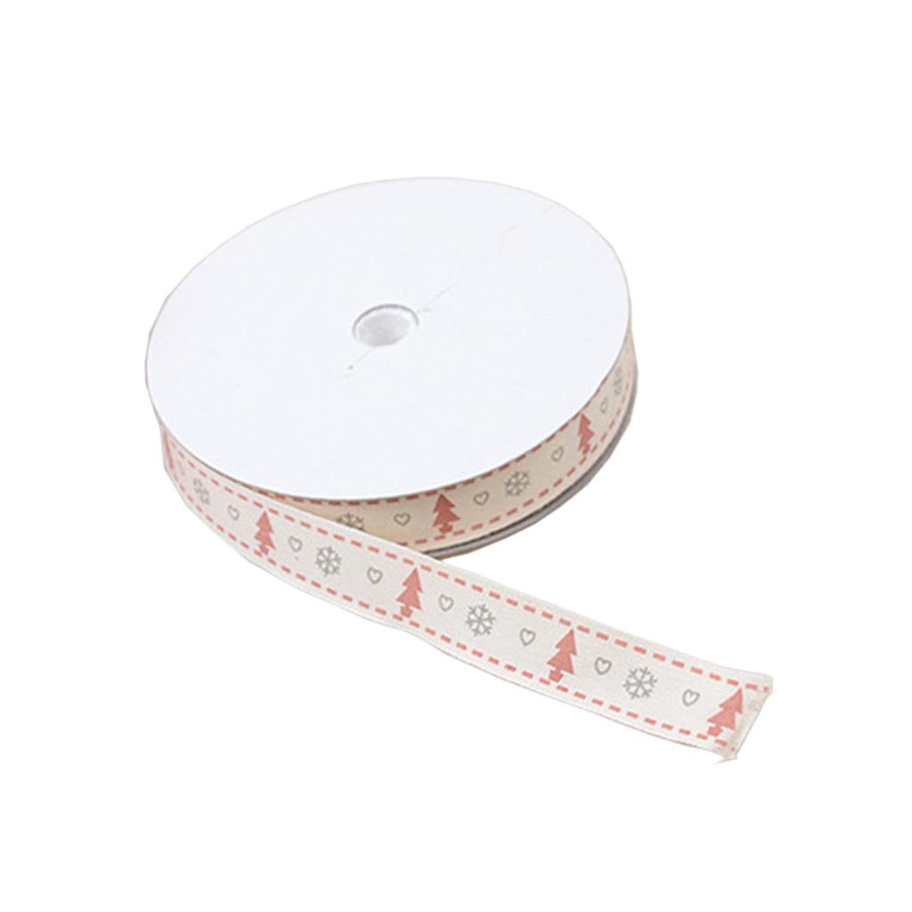 15 Mm Gói Quà Ruy Băng Cây Giáng Sinh Thiết Kế Thêu Sò Tôn Dáng