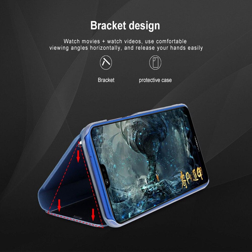 Ốp Lưng Nắp Gập Mặt Gương Cho Xiaomi Redmi Note 9s 7 5 8 Pro 8t 10 8a 7a Mi 10 9t A3 9 Lite Redmi Note 7 8 9 Pro Max