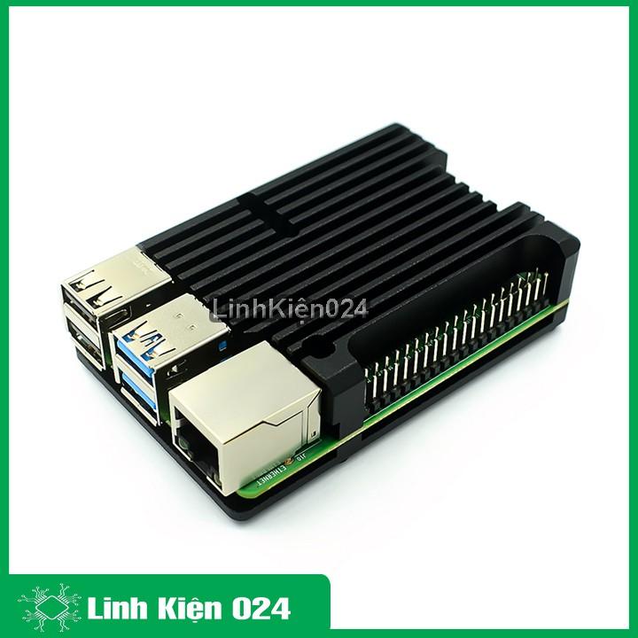 Vỏ Nhôm Tản Nhiệt Raspberry Pi 4 Model B Kèm Quạt Tản Nhiệt