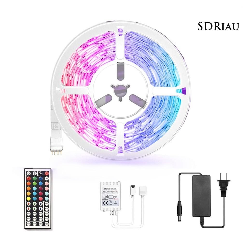 Dây Đèn Led 12v 2a Chống Nước 5050 Rgb Kèm Điều Khiển Từ Xa Cho Xe Hơi